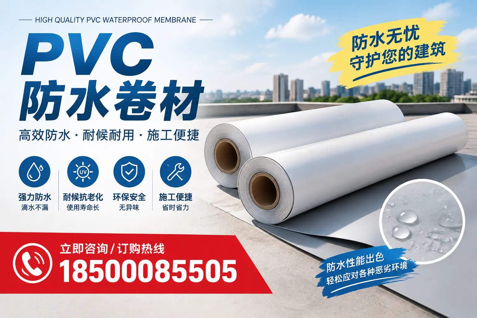 如何正确储存PVC防水卷材？本溪用户的实用建议